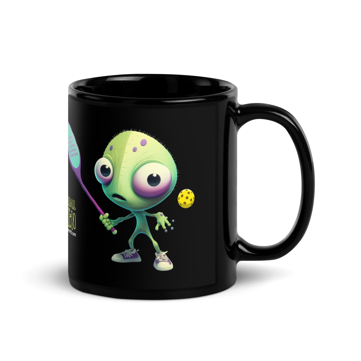 Pickleball Mug | Alien Playing Pickleball