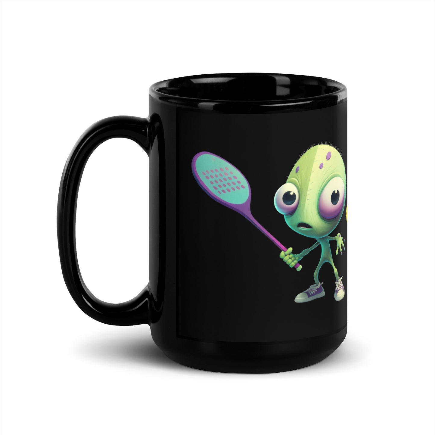 Pickleball Mug | Alien Playing Pickleball