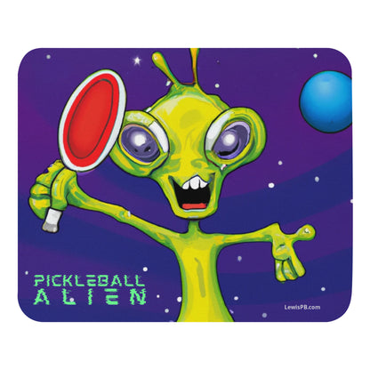 Pickleball Mouse Pad | "Pickleball Alien" #2