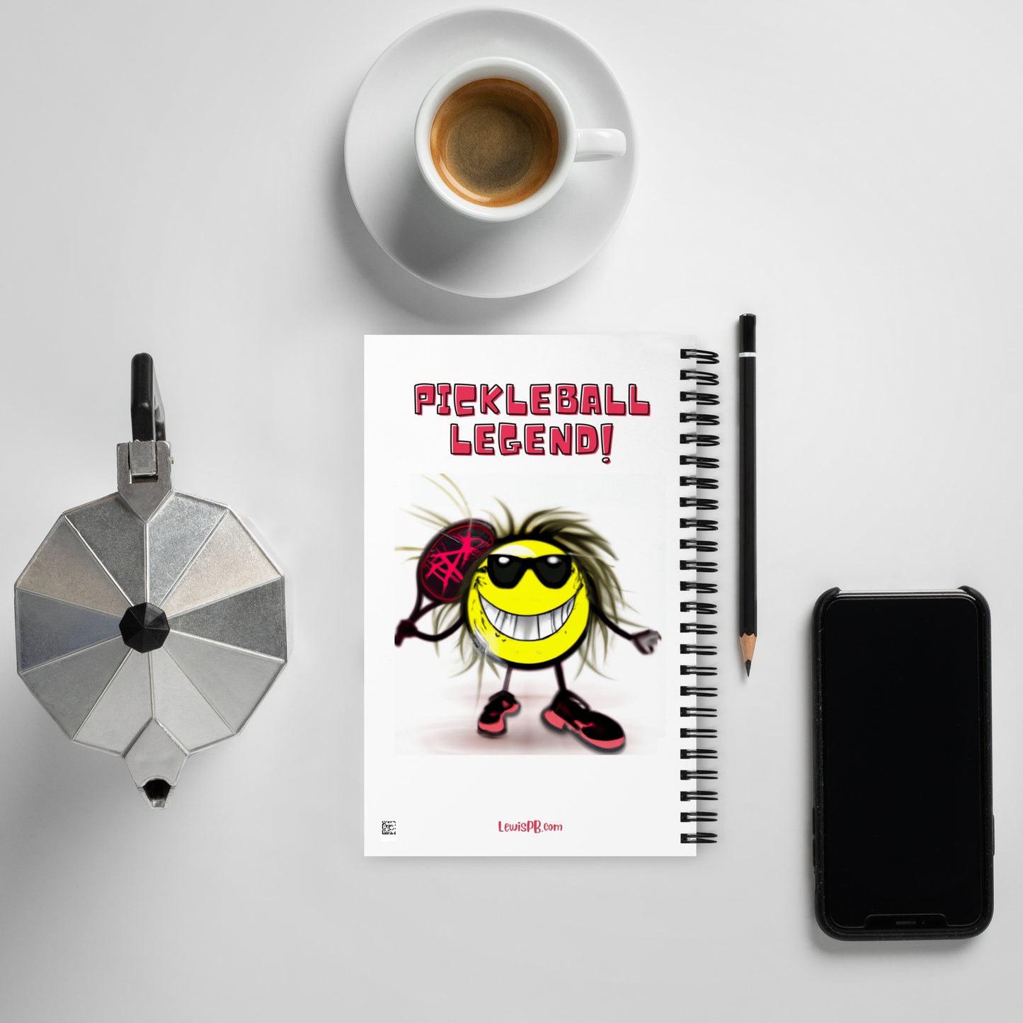 Pickleball Spiral Notebook | "Pickleball Legend"