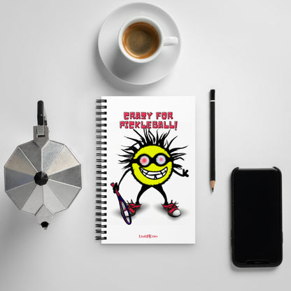 Pickleball Spiral Notebook | "Crazy for Pickleball"