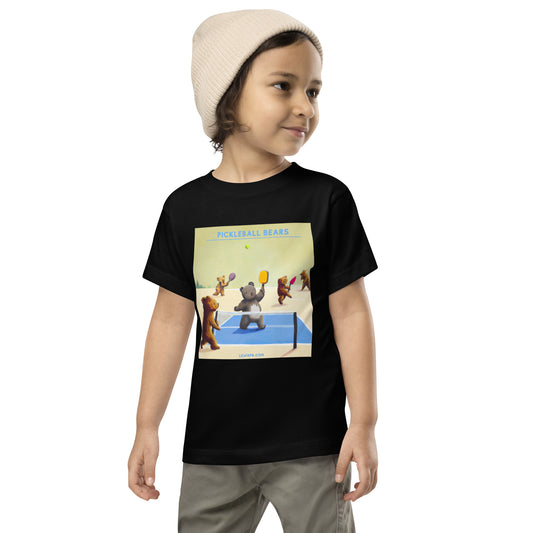 Toddler Short Sleeve Tee | "Pickleball Bears" #1