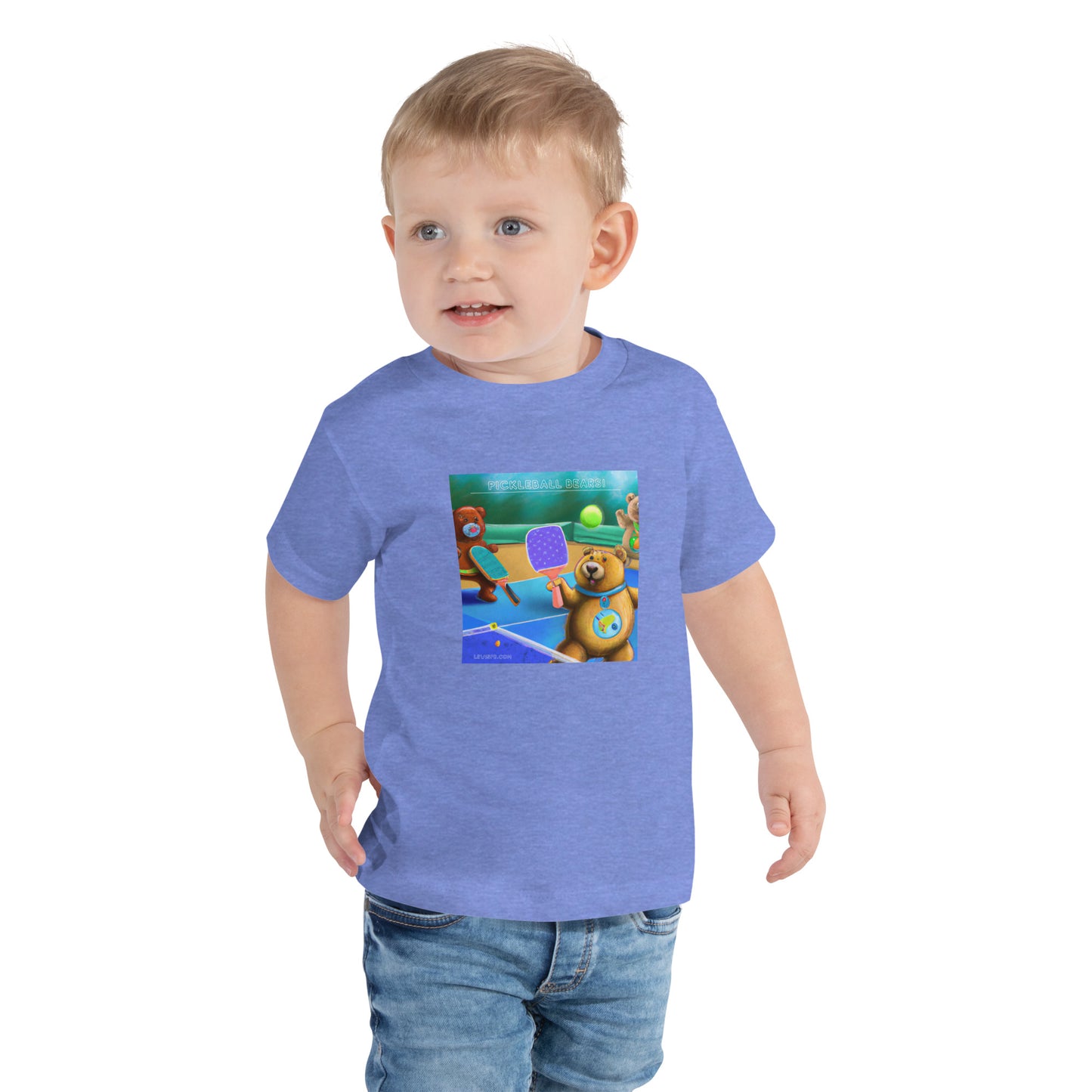Toddler Short Sleeve Tee | "Pickleball Bears" #2