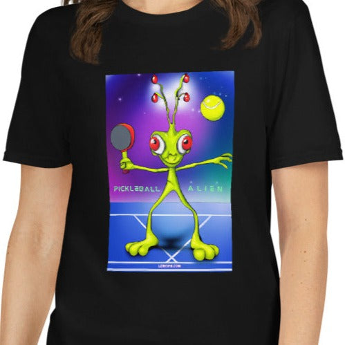 Pickleball T-Shirt | "Pickleball Alien" 2