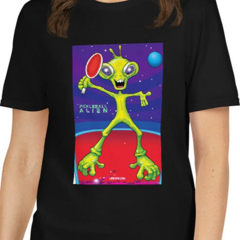 Pickleball T-Shirt | "Pickleball Alien" 4