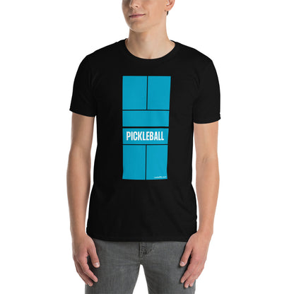 Pickleball T-Shirt | Blue Pickleball Court | Unisex