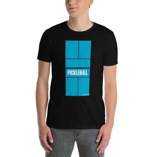 Pickleball T-Shirt | Blue Pickleball Court | Unisex