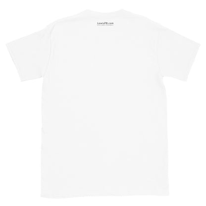 White Pickleball T-Shirt | Ball Color Splash | Unisex