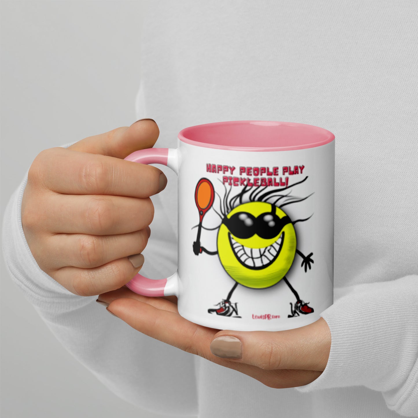 Pickleball Mug | "Happy People Play Pickleball"