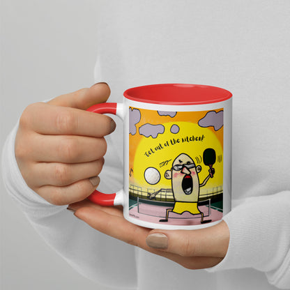 Pickleball Mug "Get Out of the Kitchen"