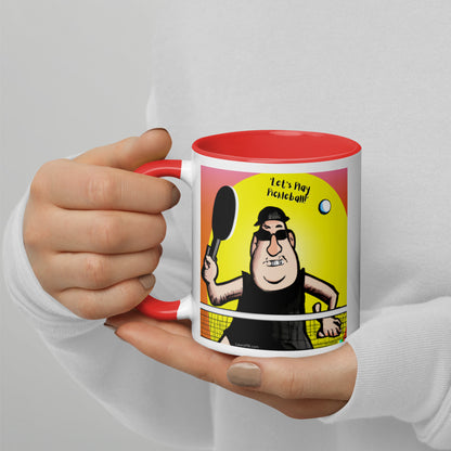 Pickleball Mug | "Let's Play Pickleball!" Cartoon