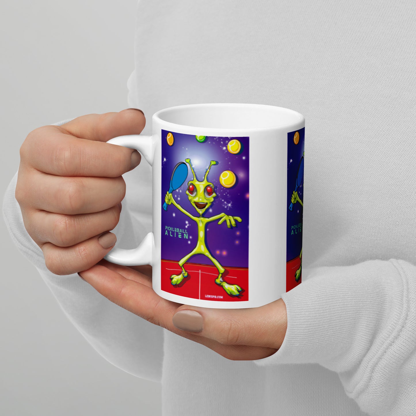 Pickleball Mug | "Pickleball Alien" 3