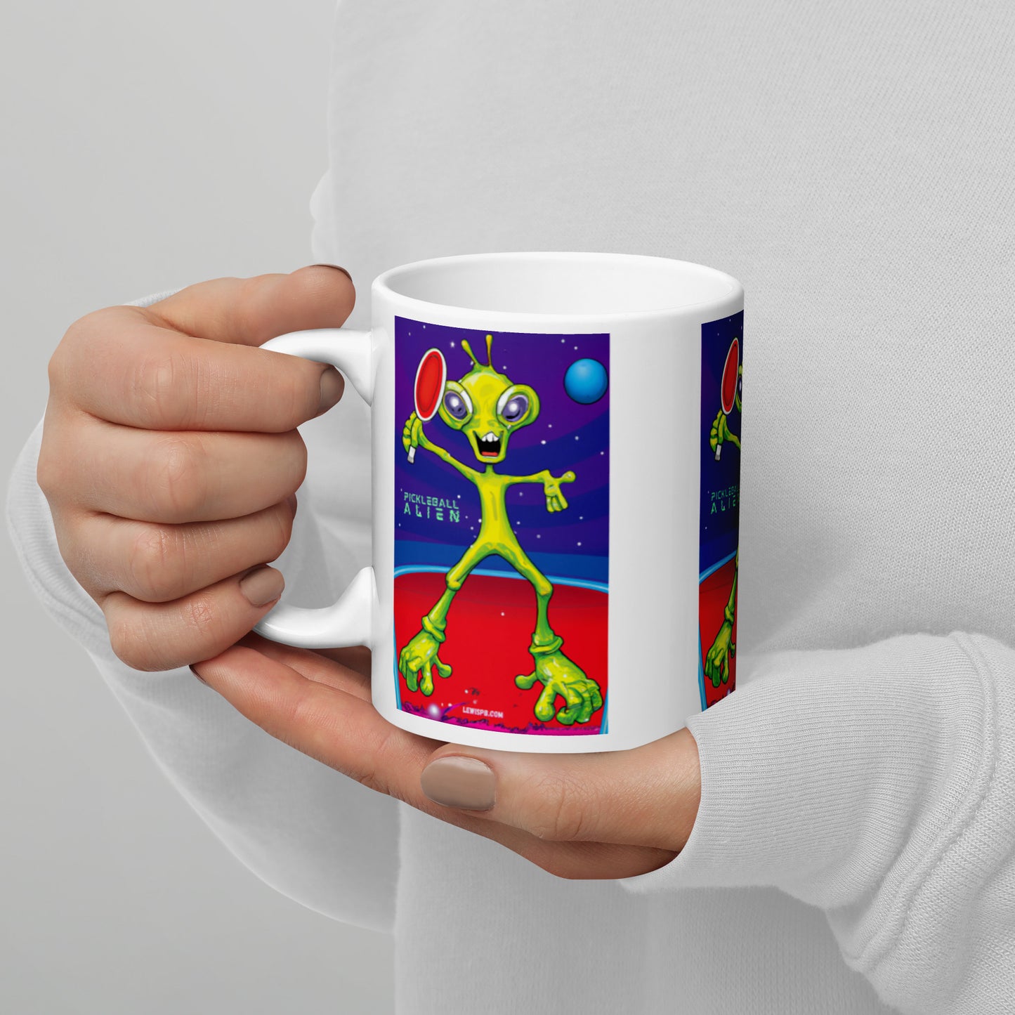 Pickleball Mug | "Pickleball Alien" 4