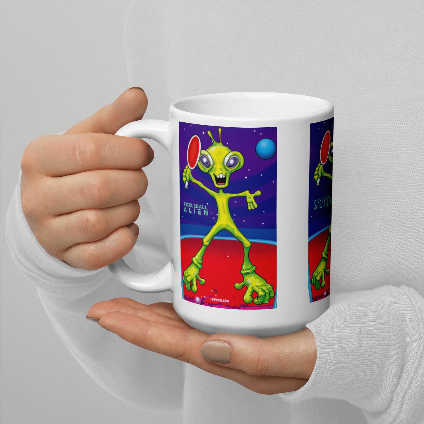 Pickleball Mug | "Pickleball Alien" 4