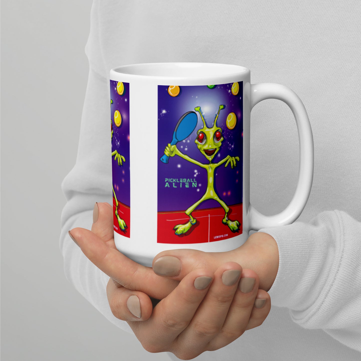 Pickleball Mug | "Pickleball Alien" 3